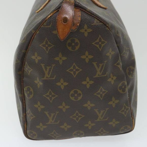 LOUIS VUITTON Monogram Speedy 35 Hand Bag M41524 LV Auth 58547 - Picture 3 of 16